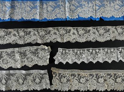 Nine borders in Gauze stitch, needlepoint,...
