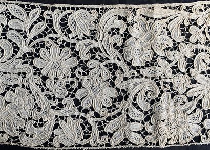 Mezzo Punto and Venice flat stitch, Italy,...