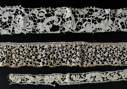 Mezzo Punto and Venice Flat Stitch, Italy,...