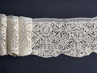 Rare border for a collar, needle lace, England...