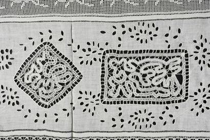Embroidered panel, early 20th century.
Embroidered...