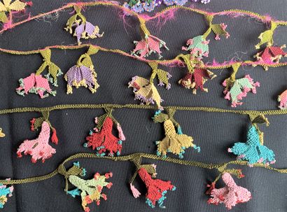 
Two fichus and two borders, Oya, needlepoint,...