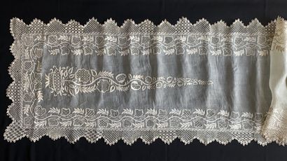 Large pineapple fiber stole, Philippines,...