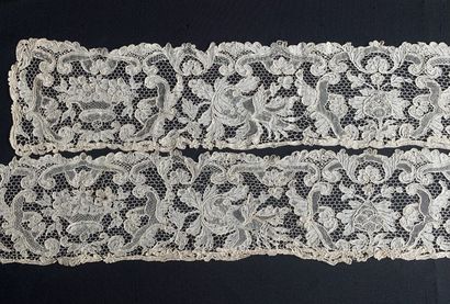 Barbs in Argentan lace, needlework, circa...