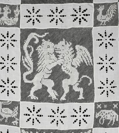 Large animal panel, late 19th century.
A...