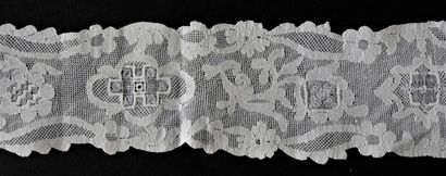 Pair of white embroidered barbs, circa 1750-60.
Barbs...