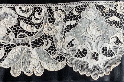 Three documents in needle lace, Sedan, France,...