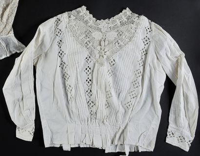 Six lace bodices for women, late 19th century.
In...