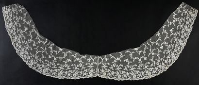 Six lace borders, Carrickmacross, end of...