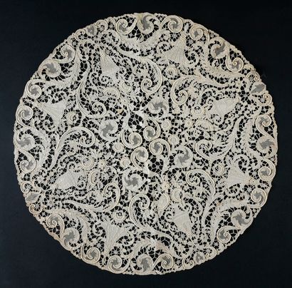 A needle lace centerpiece, Burano, early...