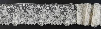 Large needlepoint lace border, Belgium, late...