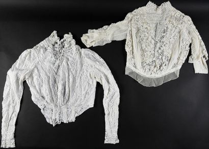 Six lace bodices for women, late 19th century.
In...