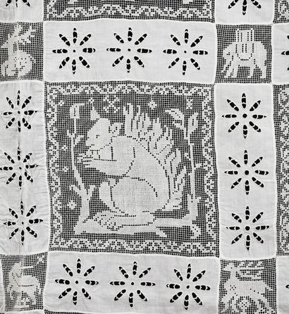 Large animal panel, late 19th century.
A...