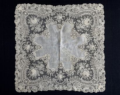 Sumptuous handkerchief with the Point of...