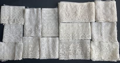 Alençon lace borders, needlework, circa 1780-1800.
In...