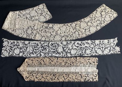 Mezzo Punto and Venice flat stitch, Italy,...