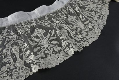 Long ruffle with symbols of Christ, Brussels,...