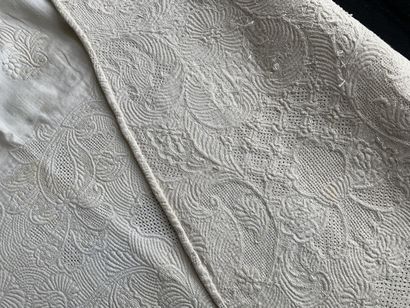 Front of skirt in boutis, Marseille (?) stitching,...
