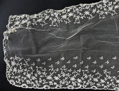 Three large Brussels lace collars, 2nd half...