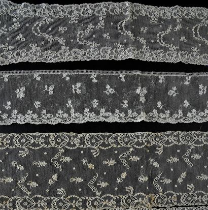 Barbs in Alençon lace, needlework, circa...