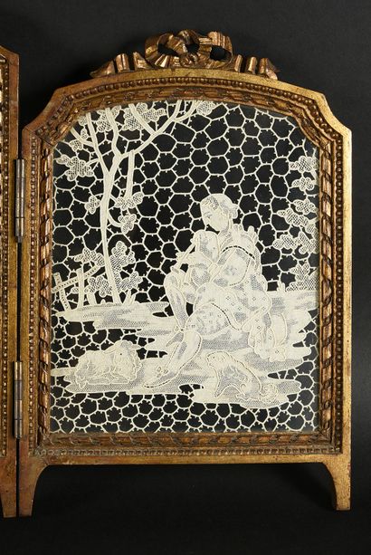 Triptych, Venise à l'aiguille, Belgium, 1st...