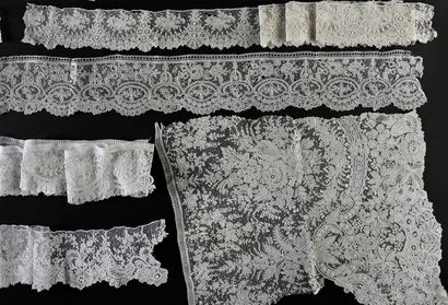 Borders and documents, Gauze stitch, needlepoint,...