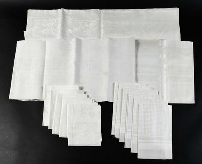 Damask tableware, Art Deco, Albin Müller,...