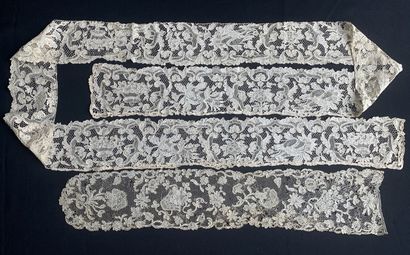 Barbs in Argentan lace, needlework, circa...