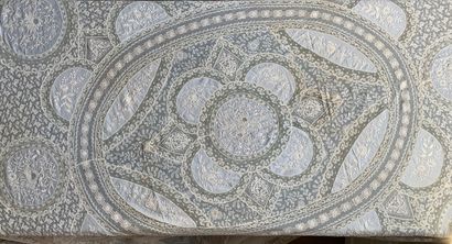 Normandy lace bonnet top, embroidery and...