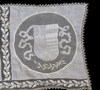 Panel with the arms of John Coquerill, Belgium...