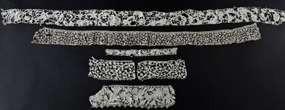 Mezzo Punto and Venice Flat Stitch, Italy,...