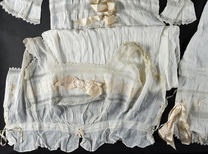 Women's lingerie set, late 19th century.
In...
