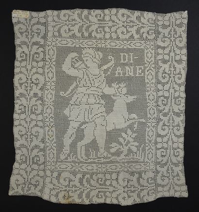 Three laces, crochet, Margaret Simeon collection,...