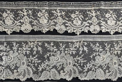 Three borders, Gauze stitch, needlepoint,...