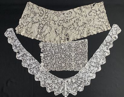 Needle lace, Point de France and Sedan, France,...
