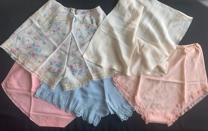Women's embroidered silk lingerie, 1st half...