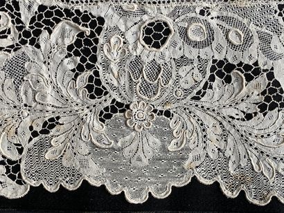 Three documents in needle lace, Sedan, France,...