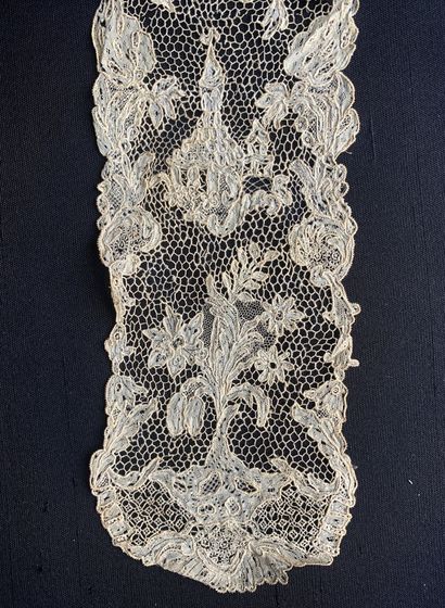 Barbs in Argentan lace, needlework, circa...