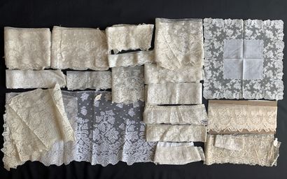 Lace borders, Valenciennes, bobbins, 2nd...