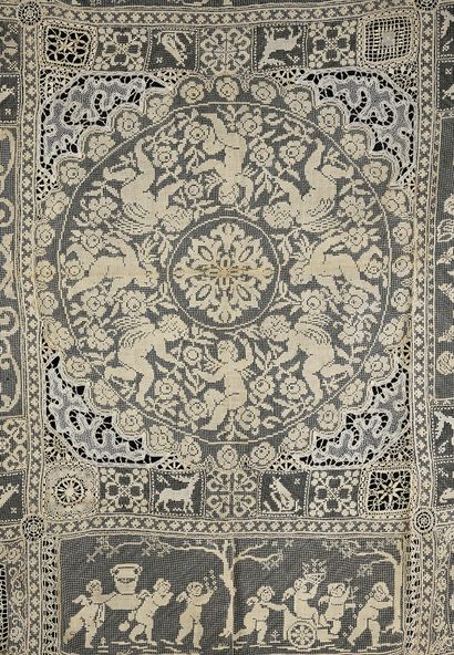 Large animal panel, late 19th century.
A...