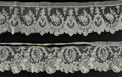 Seven borders in Gauze stitch, needlepoint,...