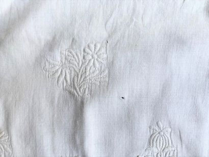 Front of skirt in boutis, Marseille (?) stitching,...