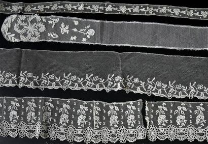 House background in lace, Brussels, late...