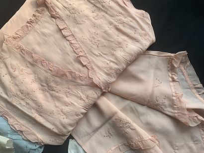 Women's embroidered silk lingerie, 1st half...