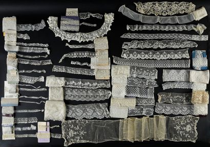 Important meeting of lace yardage and stoles,...