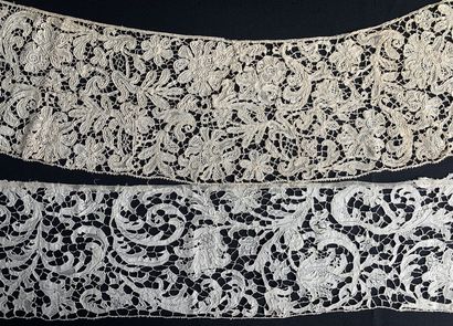 Mezzo Punto and Venice flat stitch, Italy,...