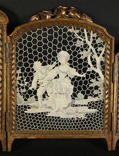 Triptych, Venise à l'aiguille, Belgium, 1st...