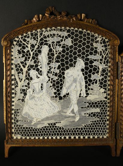 Triptych, Venise à l'aiguille, Belgium, 1st...