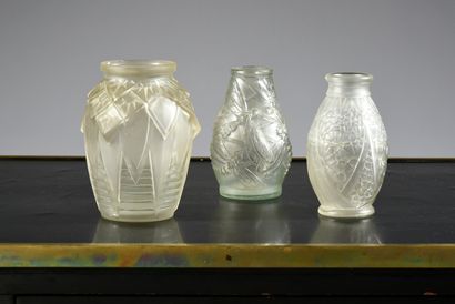 MULLER FRERES LUNEVILLE

Vase with geometric...