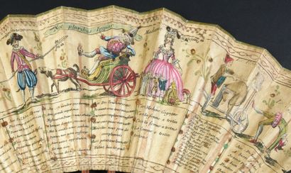 «Nec Pluribus Impar», vers 1785-1790
Éventail...